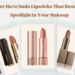 nude lipstick, best nude lipstick, pink nude lipstick, brown nude lipstick, best nude lipsticks