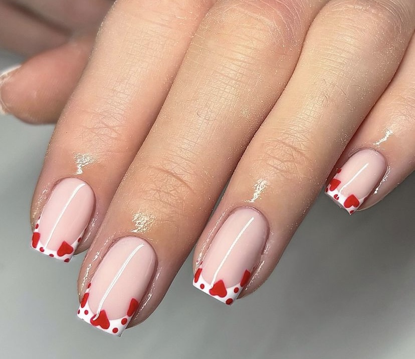 valentines nails, valentines nails 2024, cute valentines nails, pink valentines nails, black valentines nails, red valentines nails, simple valentines nails, short valentines nails