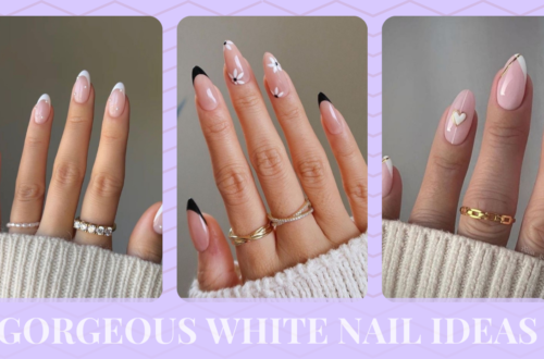 white nail ideas, cute nail ideas, short nail ideas, black and white nail ideas, acrylic nail ideas