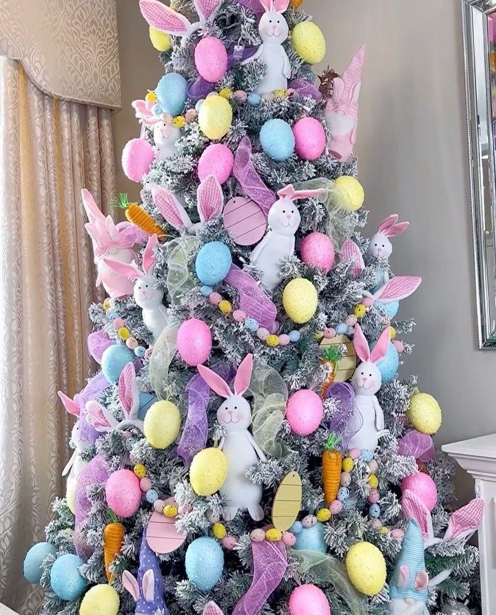 easter decor, easter decor ideas, hobby lobby easter decor