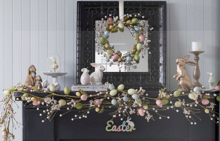 easter decor, easter decor ideas, hobby lobby easter decor