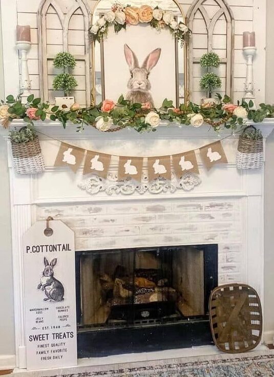 easter decor, easter decor ideas, hobby lobby easter decor