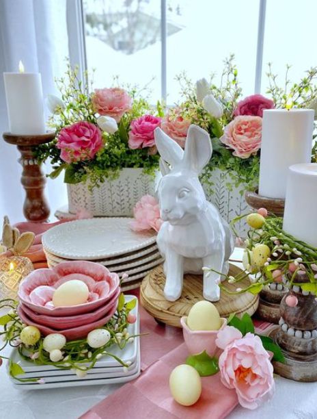 easter decor, easter decor ideas, hobby lobby easter decor